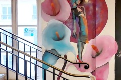 Art urbain de Demoiselle MM intitulé "Demoiselle Coco", exposé à Paris.