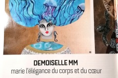 Demoiselle MM dans Urban Arts #13 magazine Street Art de Aout Septembre 2021
