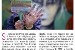 Article du quotidien Aisne-Nouvelle Festival Street-Art 2022 en Picardie