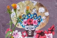 Collage urbain à Orléans : Demoiselle Rosa Parks par Demoiselle MM
