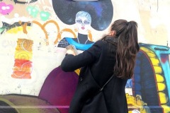 Demoiselle MM Demoiselle vera rubin la butte aux cailles Paris 13 eme 2021 collage Art Urbain