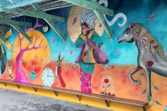 Petit Prince fresque murale de 12mx3m par Demoiselle MM 2022