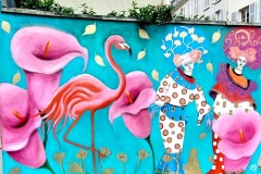"Demoiselles Flamand Rose" rue de la Mare