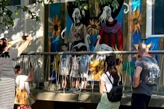 Demoiselle MM contribue au développement de le street art en Bulgarie grâce à Water Tower Art Fest