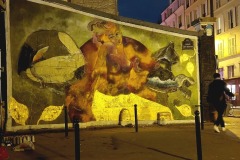 Un style et une technique nouveaux pour l'art de rue à Paris