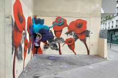 Les 3 murs : Street Art Parisien avec Demoiselle MM