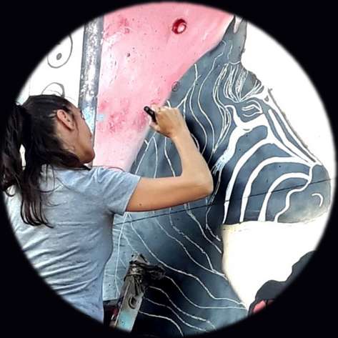 demoiselle zebre spot 13 peinture murale demoisellemm 2021 473