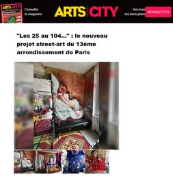arts-in-the-city.com Les 25 au 104 le nouveau projet street art du 13ème arrondissement de Paris