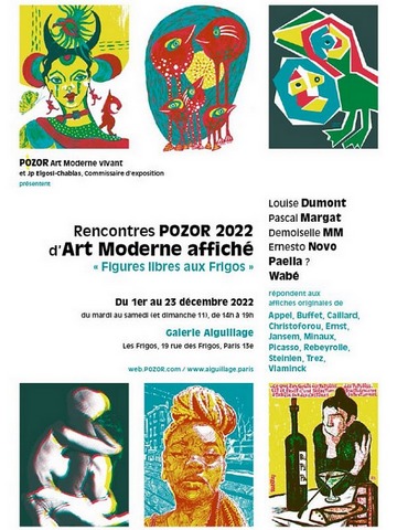 POZOR 2022 Exposition d'Art Moderne affiché