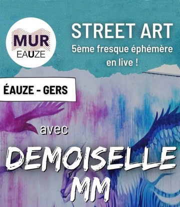 Festival Street'Art'Magnac 2022 Live Painting Street Art dans le Gers