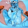 Au Belvédère Willy-Ronis, "Demoiselle Fantaisy Fish" enrichit l'espace avec une fresque de street art vivante et dynamique par Demoiselle MM.